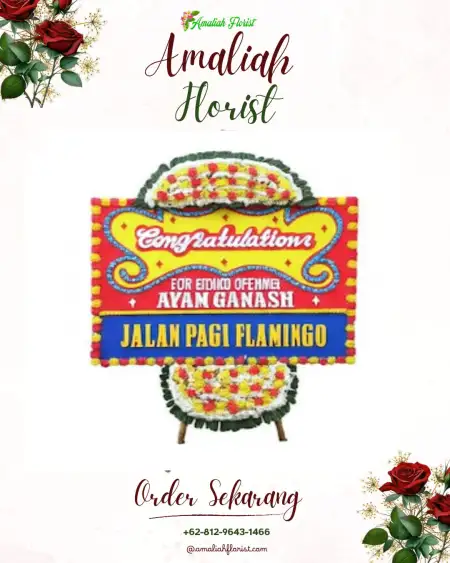 Sewa Papan Bunga Woyla Barat