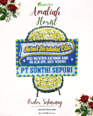 Papan Bunga Duka di Woyla Barat